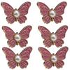 1/6 Pcs Button Pins Jeans Waist Buckles Detachable Pants Waist Tightener Jeans Button Pins Butterfly Waist Buckles