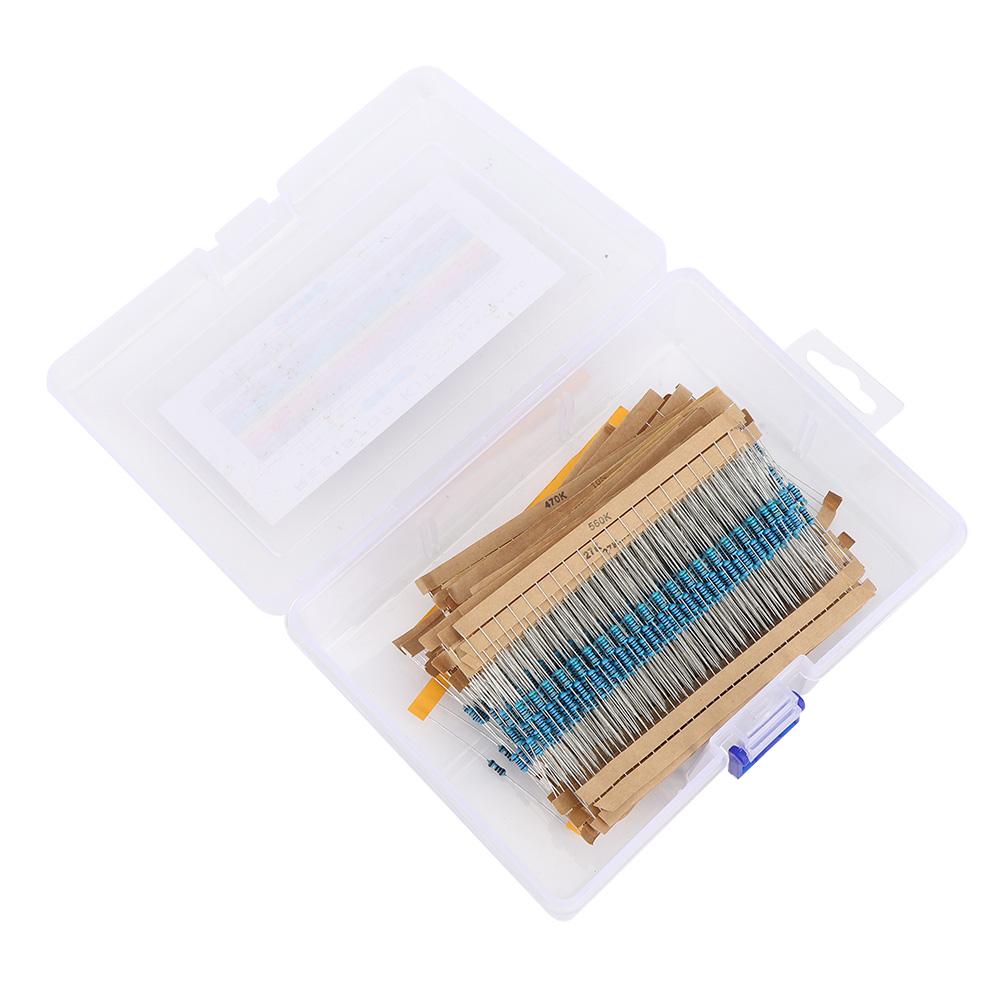 1460Pcs Metal Film Resistor 1R10M 73 Models Resistors Assortment Kit Components Set
