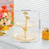 Elegant Multi-Layer Snack & Fruit Plate for Living Room or Coffee Table