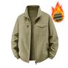 Men's Fleece Jacket, Thickened Warm Casual Top, Men's Reversible Jacket, Cotton Coat