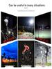 Multifunctional Portable LED Solar Work Light with Strong Magnet for Camping & Emergencies