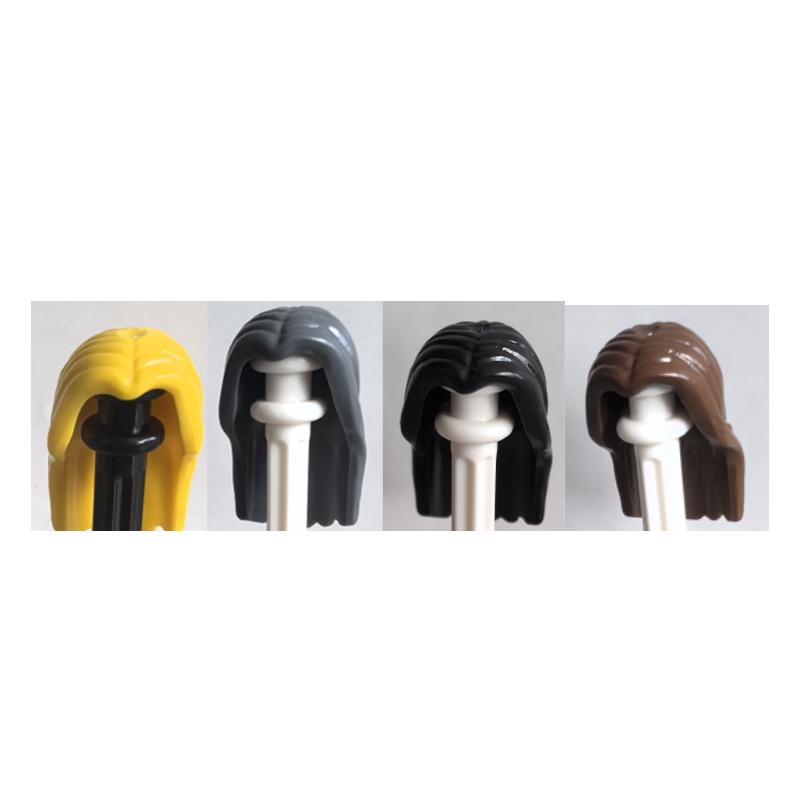 MOC City Building Blocks Procurement Products Body Character Accessories Colorful Hair Mini Bricks Compatible Toys Gift K075 DIY