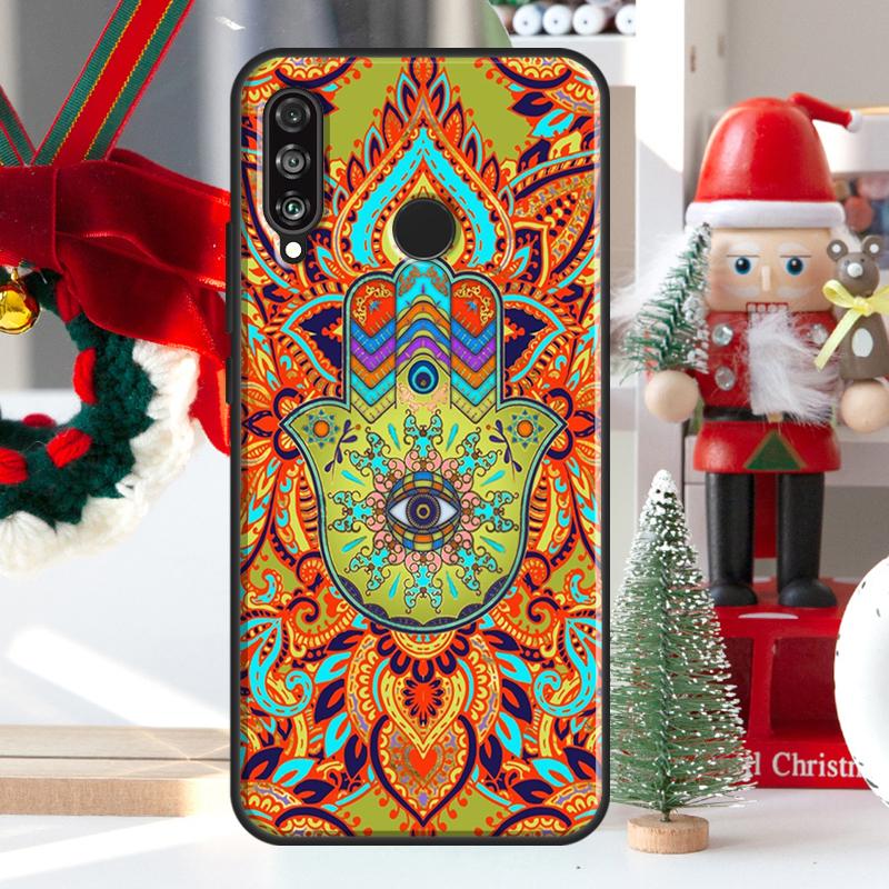 Hamsa Hand of Fatima For Huawei Nova 12i 11i 8i 12s Y73 Y72 Y61 Y91 Y90 Y70 Y60 9 10 SE P60 Pro P30 P40 Lite Case