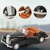 1:36 Mini Stimulation Alloy Classic Car Alloy Pull Back Retro Convertible Car Model Simulation Mini Vehicle Ornament