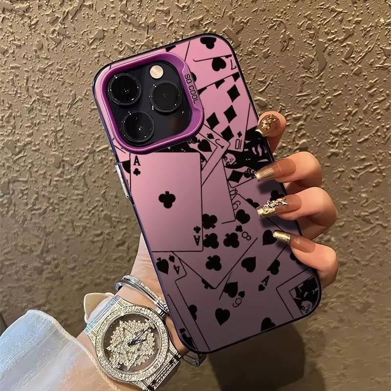 Poker Card Printing Phone Case for Samsung Galaxy S26 S25 S24 S23 S22 S21 S20 Note20 Ultra Edge Plus 4G 5G Anti Fall Matte Cover