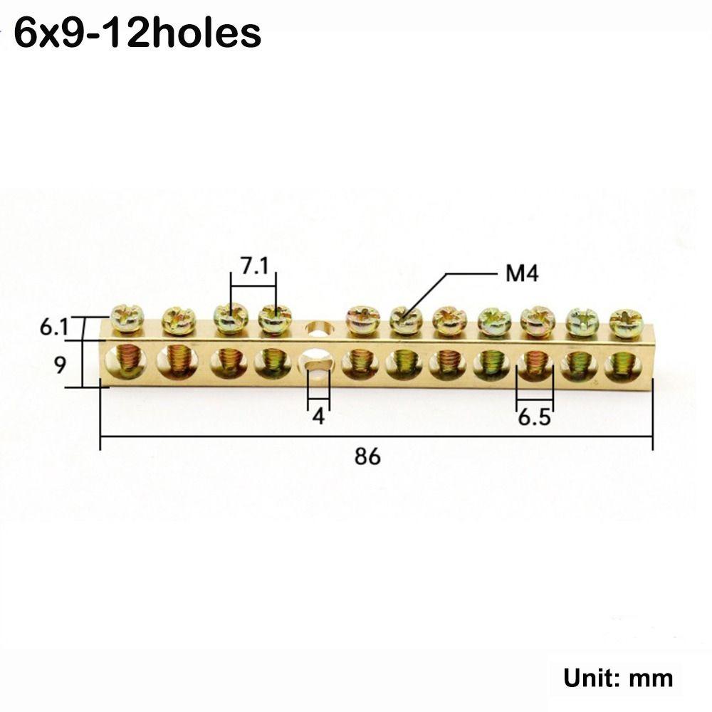 Multi-specification Wire Connector With Hole Screw Terminal Block  Electrical