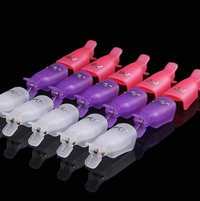 Sets Acrylic Plastic Nail Art Soak Off Cap Clip UV Gel Polish Remover Wrap Tool