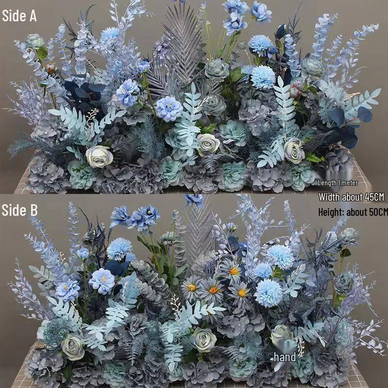 Dekorationsständer für Hochzeitsbühne und Gang mit künstlichen Blumen