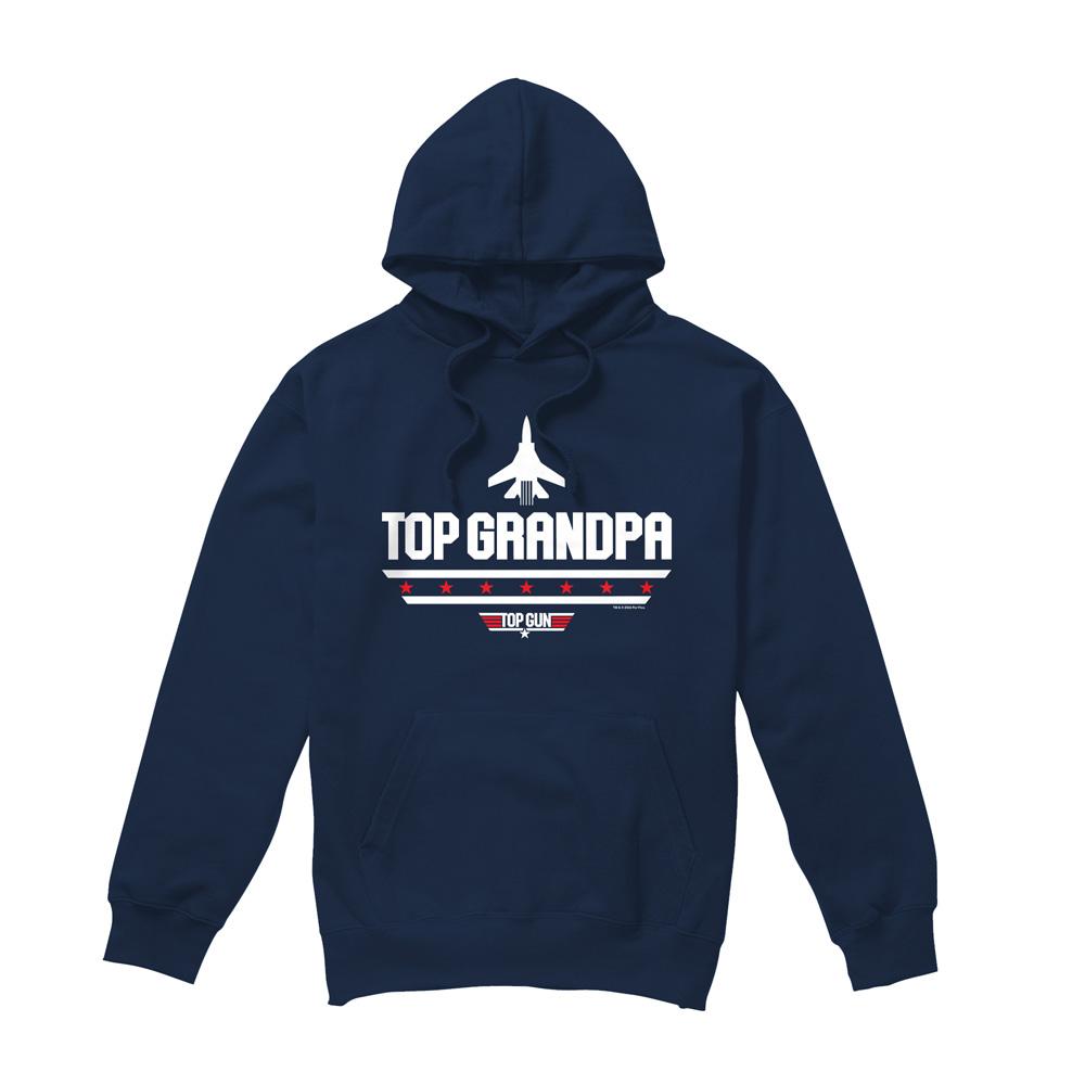 Top Gun Mens Top Grandpa Fathers Day Hoodie