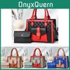 Fashionable Pu Leather Womens Handbag And Crossbody Bag Set In Versatile Colors