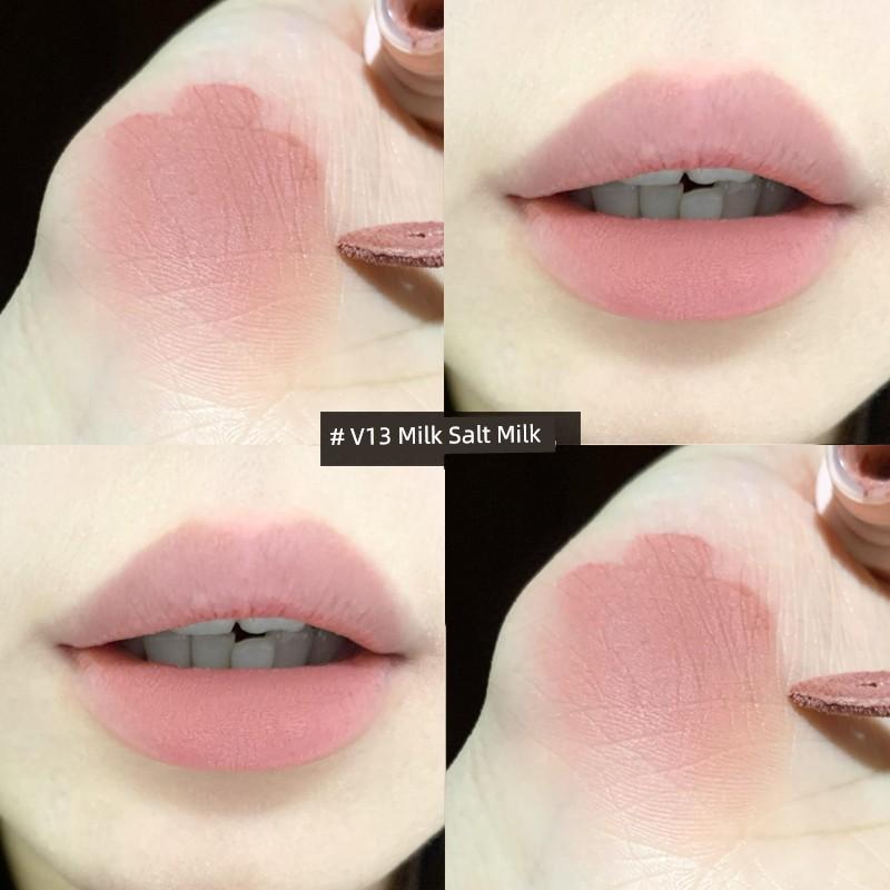 New Color Listing! Mooekiss Mukoshi Lip Mud Matte Finish Lip Lacquer No Stain on Cup V27 V29 V25