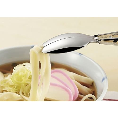 [Close it to use as a spoon, open it to use as chopsticks] Universal design [Spoon Chopsticks 2]