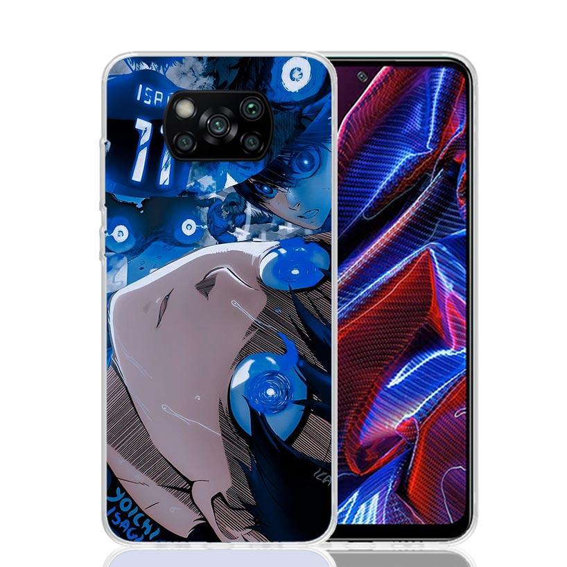 Football Anime Blue Lock Phone Case For Xiaomi Poco X7 X6 X5 Pro F7 Ultra Redmi 15C 15 13 13C 12 12C 10 10A 10C 9 9A 9C 9T Cover