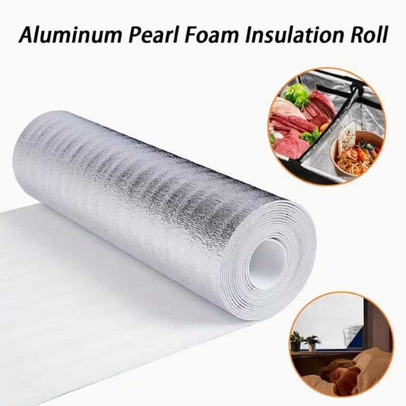 1 Roll of 40cm Wide Waterproof anti Fouling anti Cold Insulation Aluminum Foil Insulation Film Can Be DIY Easy to Install Film
