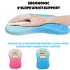 New Ergonomic Mouse Pad Comfortable Wrist Support Durable Non Slip High Elastic Memory Cotton Mousepad For PC Laptop Computer