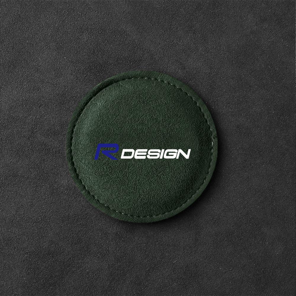 szwdr4 Car Anti-slip Pad Water Cup Holder Mat Bottle Auto Badge For Volvo Rdesign T6 AWD C30 C70 S40 S60 S70 S80 S90 V40 V50 V60 V70