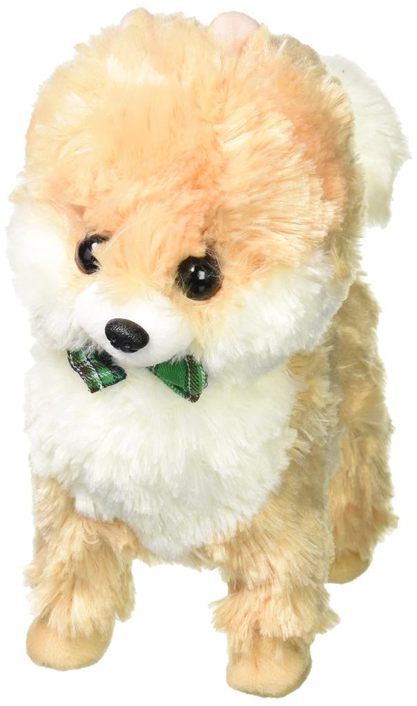 Iwaya Hug Touch Pampered Pomeranian Plush Electronic Pet & Battery-Operated Toy, 3234-3