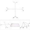 Elastic Crisscross Bed Mattress Sheet Straps Clips Triangle Grippers Holder Fasteners White