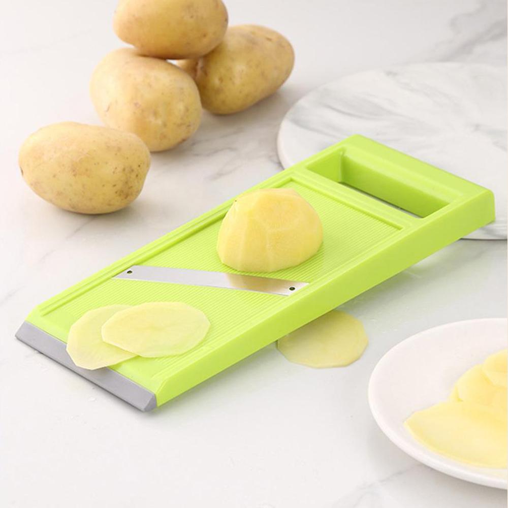 1Pc Multi-Purpose Home Kitchen Tool Manual Vegetable Slicer Stainless Steel Portable Kitchen Shredder Potato Cabbage Cutter