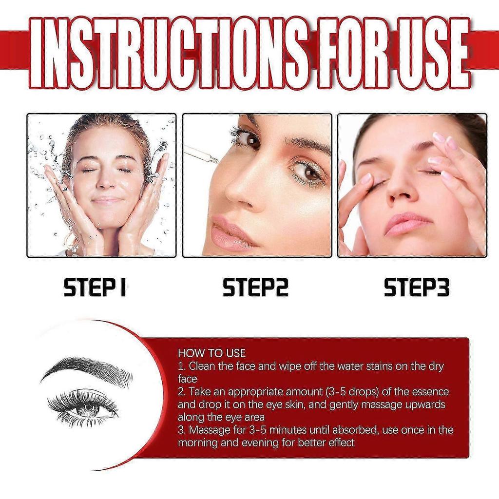 Essence Liftante pour les Yeux - Réduit les Ridules, les Cernes & les Poches, 15ml