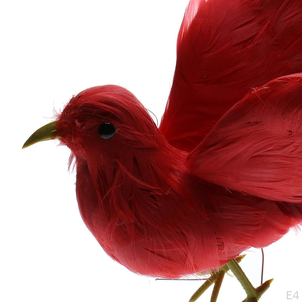 Feathered Sparrow Home Garden Ornament