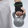 1 Pair Suede Microfiber Weight Lifting Wrist Straps Adjustable Wrist Wraps Cushion Wrist Support with 2 Anti-Slip Pads Heavy Duty Lifting Gloves