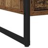 Nightstand Set of 2 Reclaimed Wood Look 50 X 39.5 X 50 Cm Engineered Wood