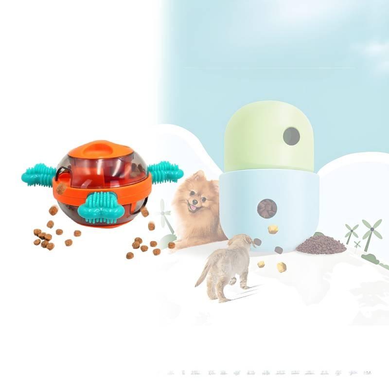 Durable Abs Tpr Dog Chew Ball With Treat Release For Interactive Play And Mental Stimulation