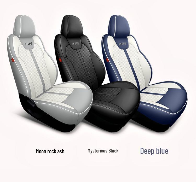 Universal Neta V Perforated Leather Car Seat Cushion, All-Season, Fully Enclosed, Custom Fit