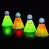 4 Pack LED Badminton Shuttlecocks, Sport Nylon Shuttlecocks Kits, Stable & Durable Sports Training Ball In/Outdoor Game