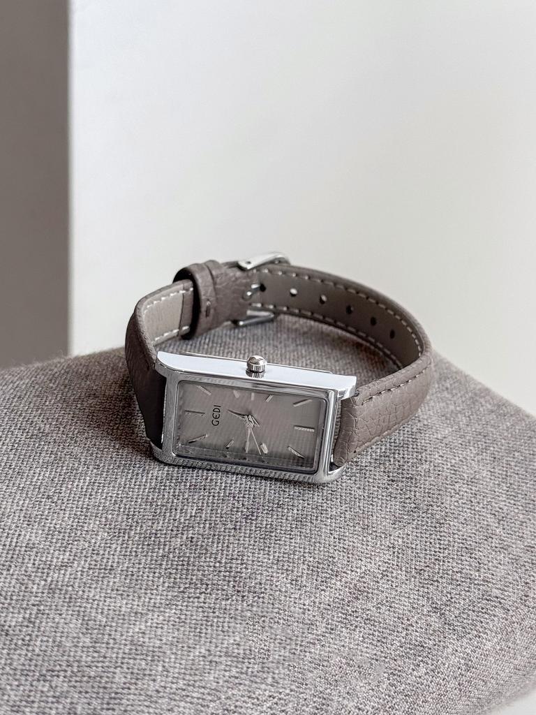 NEUE Retro Klassische Quadratische Damen Uhr Original Quarzwerk Minimalistisch Elegantes Lederarmband Uhren Damengeschenk