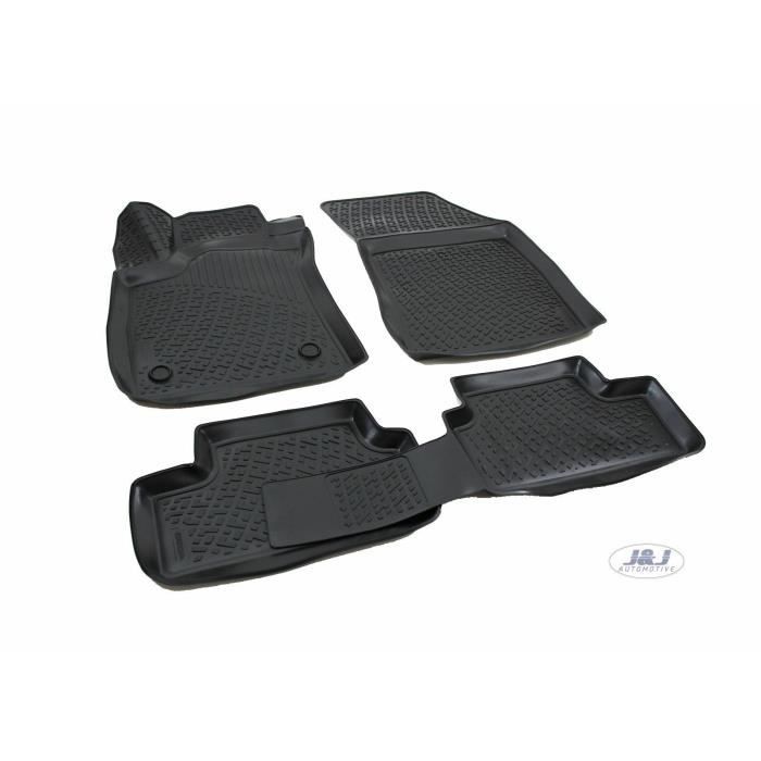 J&J AUTOMOTIVE | Tapis De Sol En Caoutchouc 3D Exclusive Pour Renault Megane 4 Depuis 2016