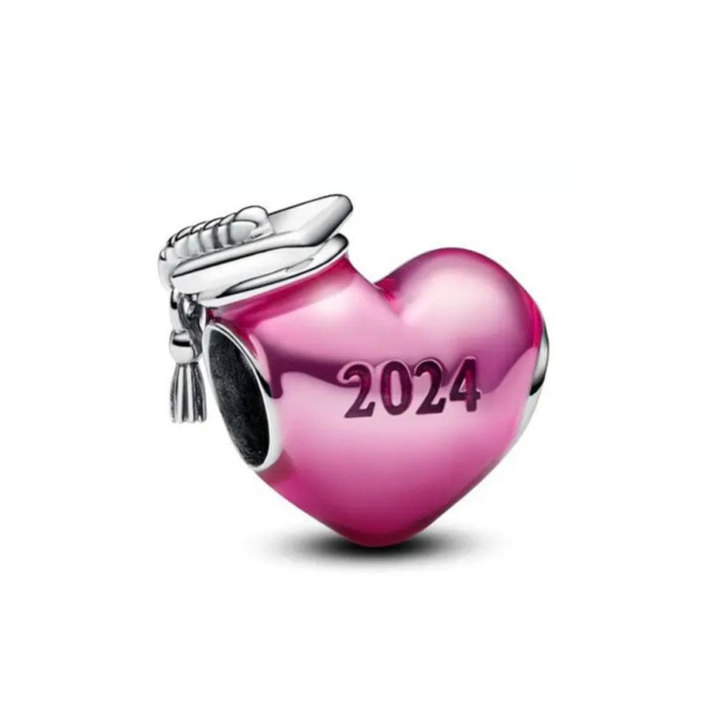 Copper Graduation Season Degree Cap Beads Owl Pendant Teacher Pen Charms Fit Original Bracelet Women Diy Jewelry Accessories