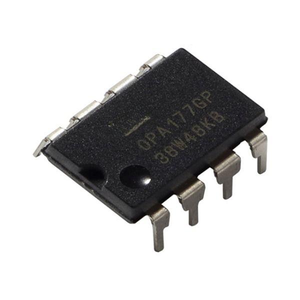 10PCS OPA177GP Operational Amplifier, Single, 1 Amplifier, 600kHz, 0.3V/µs, ± 3V to ± 18V