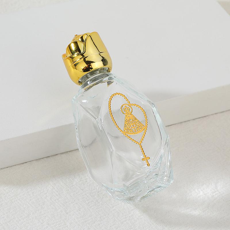 Prázdná láhev na svěcenou vodu Ježíšova láhev Náboženská láhev Křesťanské potřeby pro křest Plnitelné Přenosné kosmetické balení Prázdná láhev