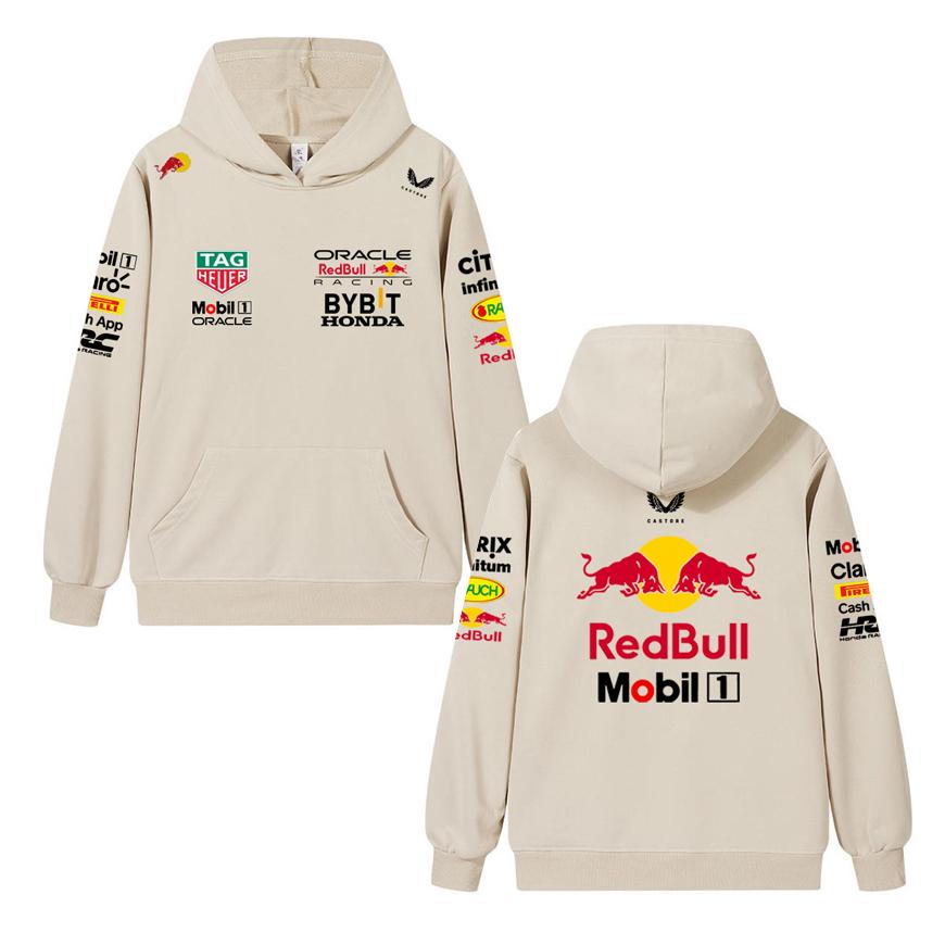 F1 Rennanzug, Red Bull Verstappen Team Uniform, Frühjahrs- und Herbst-Hoodie