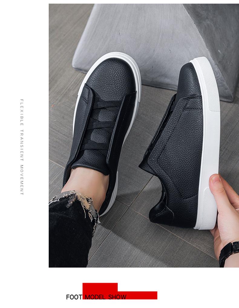 2026 Autumn Korean Style White Men's Casual Sneakers