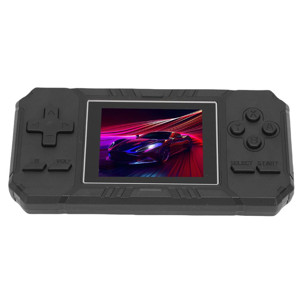 Retro Handheld-Spielekonsole 3 Zoll HD-Bildschirm Videospielkonsole Eingebaute Multiple Spiele AV-Ausgang für TV-Anschluss Schwarz