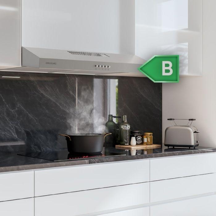 Cecotec Hotte aspirante encastrable Bolero Flux CM 602200 Inox B