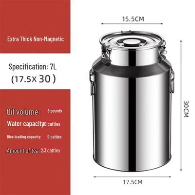 Food Grade Stainless Steel Sealed Storage Canister