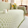 Couch Cover Sheet Blanket, Oversized Reversible Covers for 3-4 Cushion High Backed Backrest Sofa, Extra Large Furniture Decorati