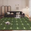 French Stain-Resistant Living Room Carpet: Large, Non-Slip, Water-Absorbent, Easy-Care Sofa Mat
