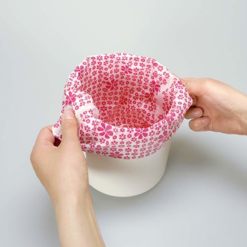 Azuma Industrial Toilet Disposal Bags for TK Toilet Boxes, Flower, 50 Count, 26 X 29 Cm, Hard To See Contents When Discarding