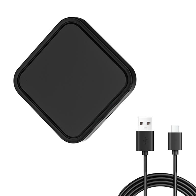 

MINI Wireless Charger Station with Cooling Hole for iPhone 17 16 Pro Max 15 14 13 12 Samsung Xiaomi Pro Max Fast Charging Pad чорний
