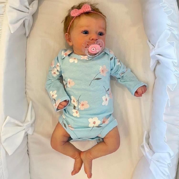 Realistic Reborns Dolls 19 inch Lively Newborns Dolls Real Life Baby Dolls with Soft Weighted Body,Gifts Kids Boys Girls