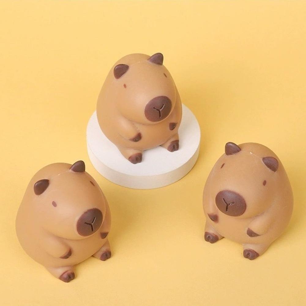Cartoon Decompression Toys Creative Pinch Fidget Sensory Toy New Capybara Squeeze Toys Kids Adults