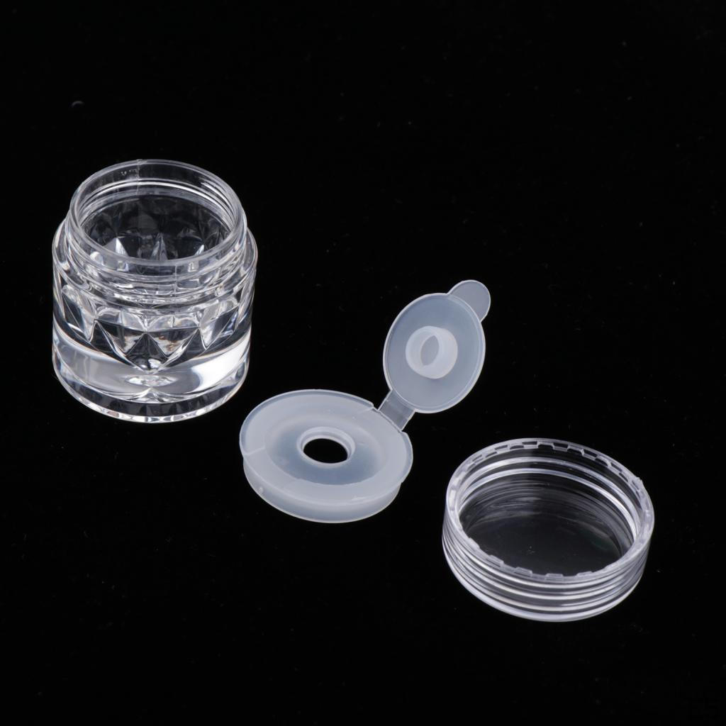 Of 5Pcs 3ml Empty Loose Case, Blusher Makeup Cosmetic Jar Containers with