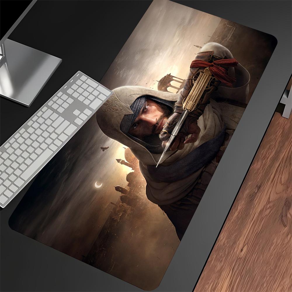 Game Assassin S Creed Mouse Pad Cartoon Lockedge Large Gaming Pad Computer Gamer Keyboard Mat Nonslip Mousepad PC Big Desk Mats