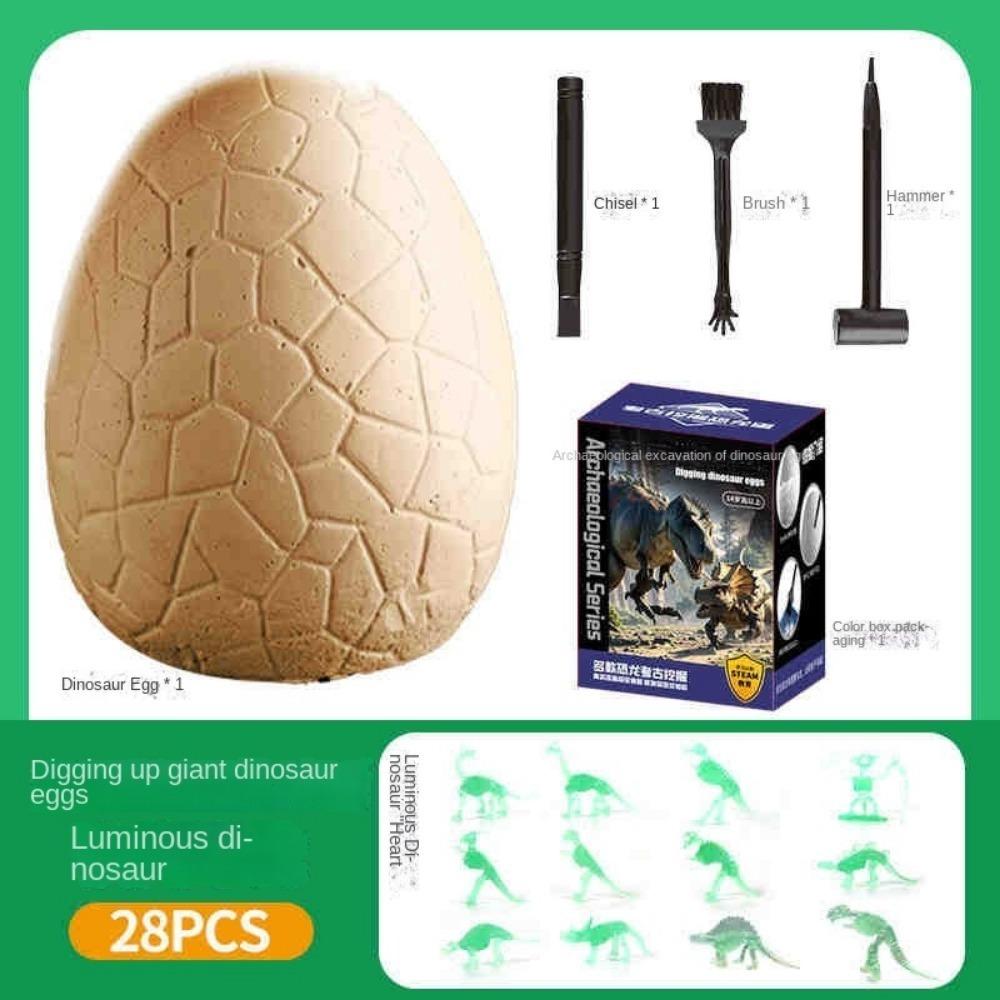 

Раскопки окаменелостей Странный слепой бокс Гипсовые археологические игрушки Новая модель яиц динозавров для мальчика 3
