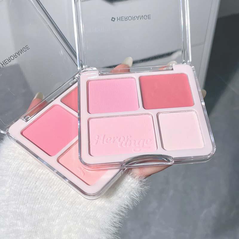 Xinxin love blush, high gloss, natural nude makeup, facial brightening, swelling, and repairing all-in-one disc